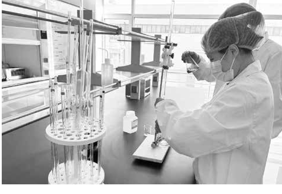 In-house testing laboratory for micro-biological and moisture control