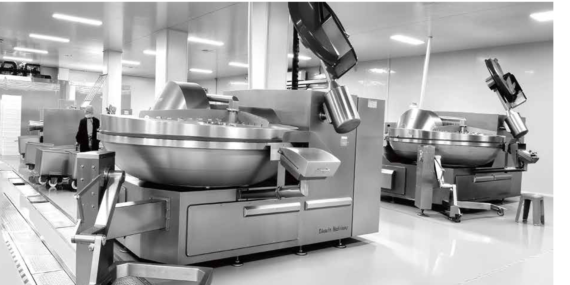 Industrial food grade chopping and emulsifying system