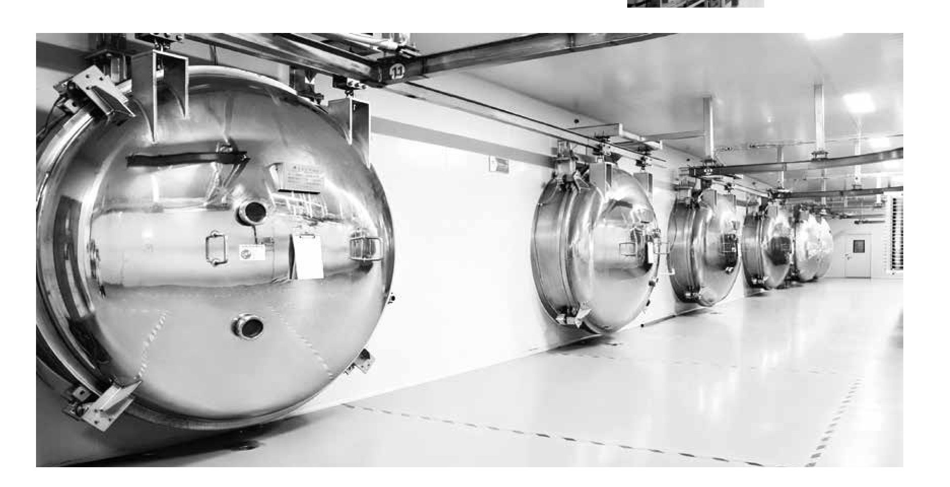 20 industrial freeze drying lines in 15,000 sqm human grade facility