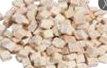 Single ingredient freeze dried chicken breast cubes