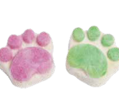 Custom shaped freeze dried pet treats macarons and molds